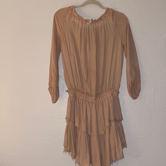 LoveShackFancy Silk Mini Dress - Picture 6 of 7